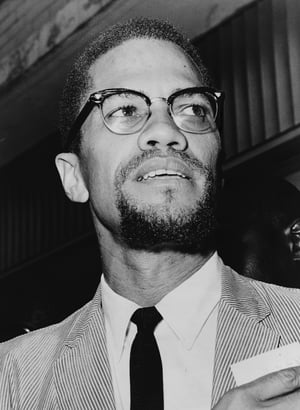 This is the Avatar Image for the Malcolm X AI Voice and Text to Speech Generator